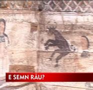 DIAVOLUL pictat intr-o biserica din Cluj VIDEO